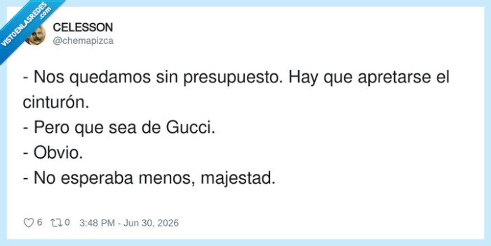 presupuesto,Gucci,cinturón,economía,majes